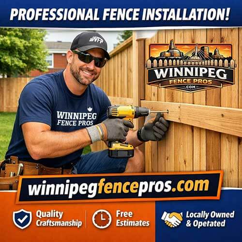 Affordable Fence Builders & Highly Rated Winnipeg Fence Company